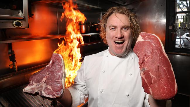 Adrian Richardson’s signature dish for the reported new restaurant will be steak. Picture: David Caird