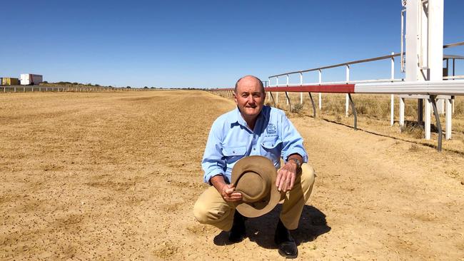 Birdsville Race Club president David Brook on Monday. Picture: Nell Brook.