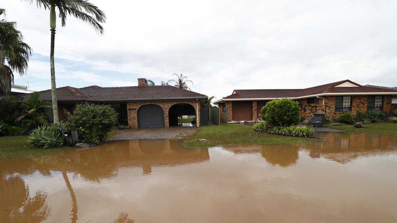 Flooding in West Ballina on March 4, 2022. Picture: NewsWire / Danielle Smith.