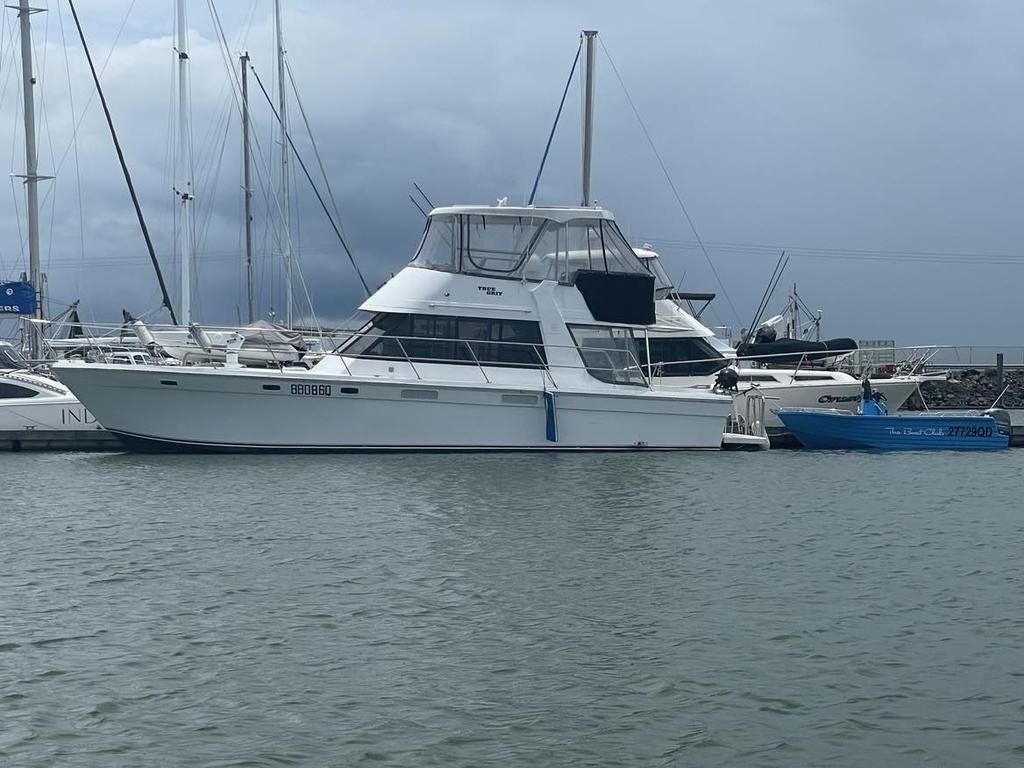 True Grit, the boat bought from Tin Can Bay, allegedly also broke down while trying to smuggle a record 2.34 tonnes of cocaine onto the Australian mainland.