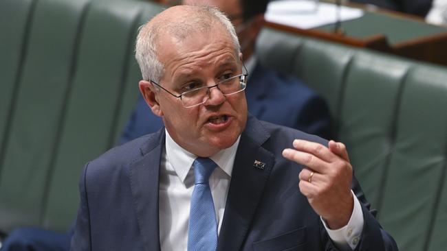 Prime Minister Scott Morrison was the subject of a blistering late night attack at the hands of senator Concetta Fierravanti-Wells. Picture: Martin Ollman/Getty Images