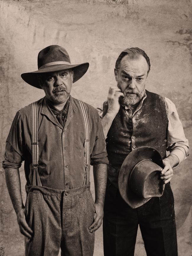 Wayne Blair and Hugo Weaving will star in Wonnangatta. Picture: Rene Vaile