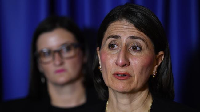 NSW Premier Gladys Berejiklian on Wednesday. Picture: AAP Image/Joel Carrett.