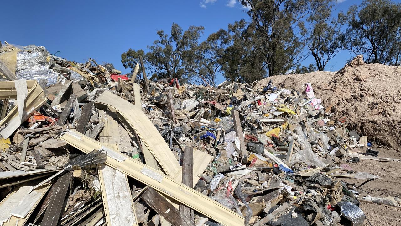 A Chinchilla waste operator has been ordered to pay $133,000 for illegal waste stockpiling.