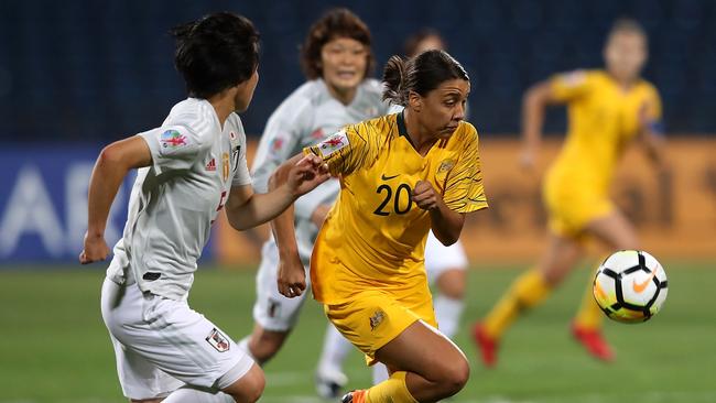 Samantha Kerr. (Photo by Francois Nel/Getty Images)