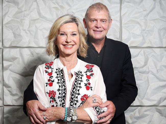 John Farnham and Olivia Newton John. Picture: Carly Earl