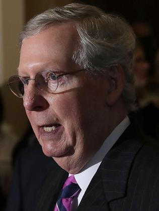 US Senate Majority Leader Senator Mitch McConnell called Trump’s comments repugnant. Picture: AFP