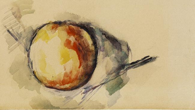 Paul Cezanne, Study of an apple (Etude de pomme), c 1885.