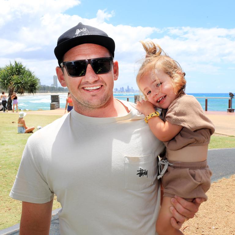 Mark Rogers with 2 year old Regal Rogers Photo: Scott Powick Newscorp