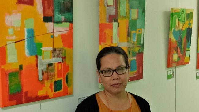 Eatons Hill artist Yuliana Kusumastuti’s first exhibition is showing until January 31 at the Albany Creek Library. Photo supplied.