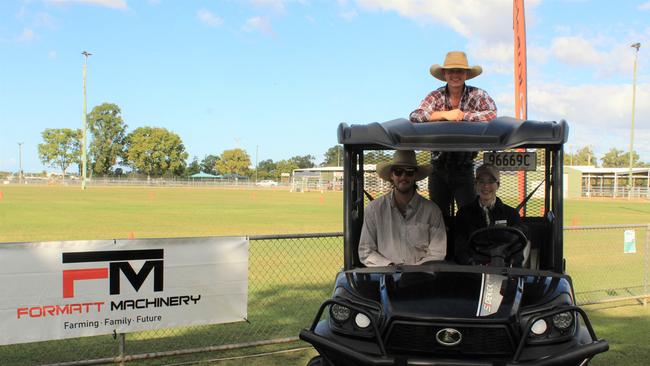 YOUNG FARMERS’ CHALLENGE: Bundaberg Show management committee member Bonnie Coolee, Carl Wondrock and Izaak Mills are eager for the YFC at the show in 2021.