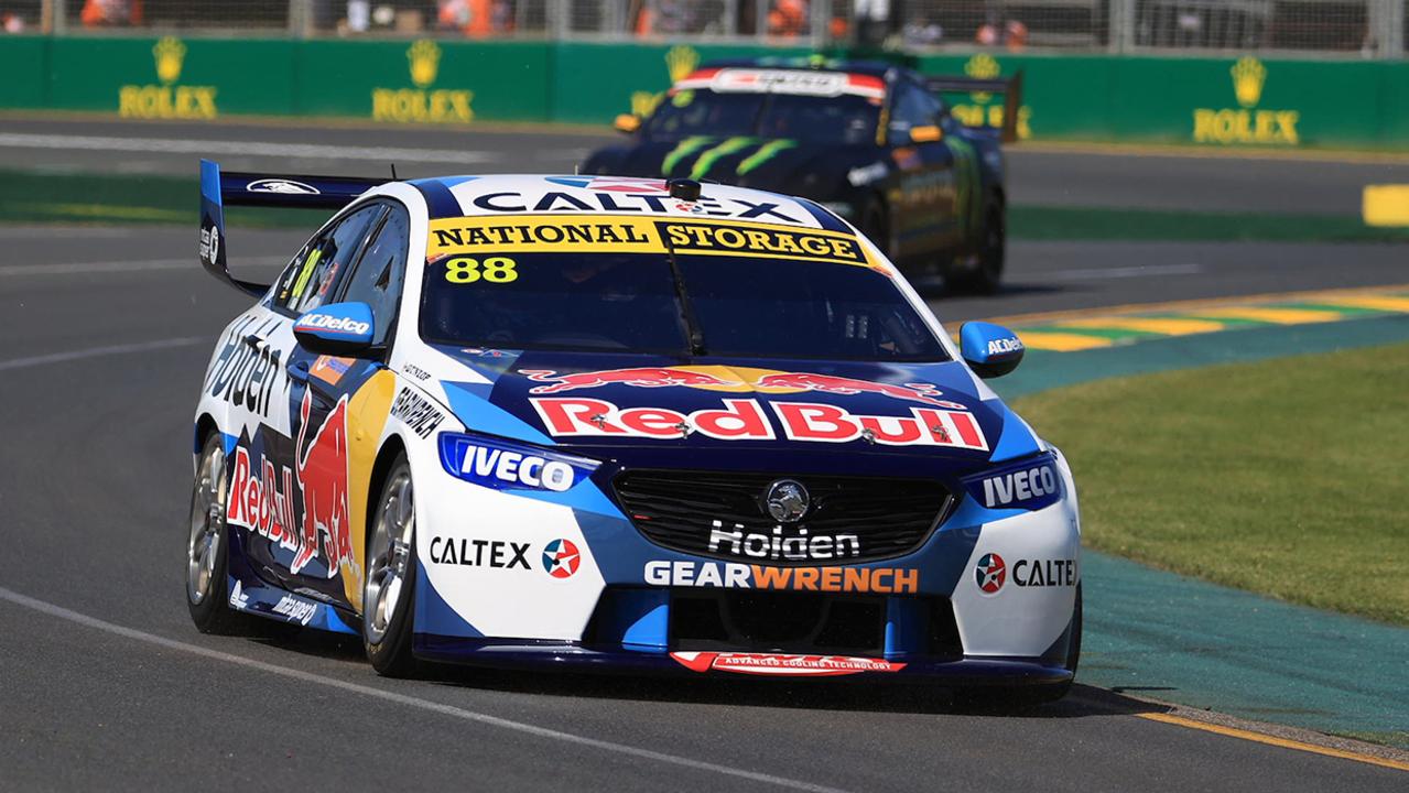Jamie Whincup set the pace in Practice 1. Pic: Edge Photographics