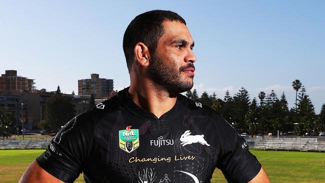 Greg Inglis’ days as Rabbitohs fullback could be over. Picture. Phil Hillyard