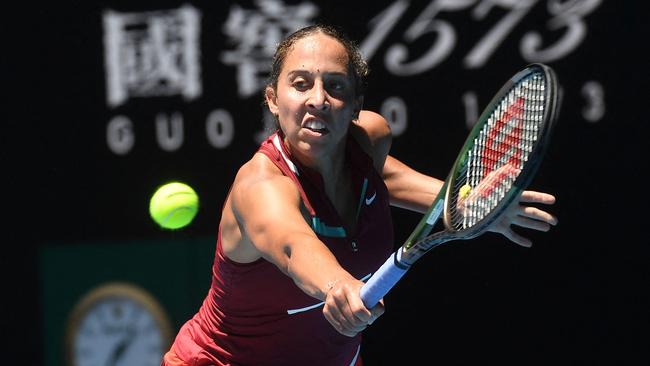 The powerful Madison Keys is arguably the best player on the circuit yet to win a grand slam Picture: AFP