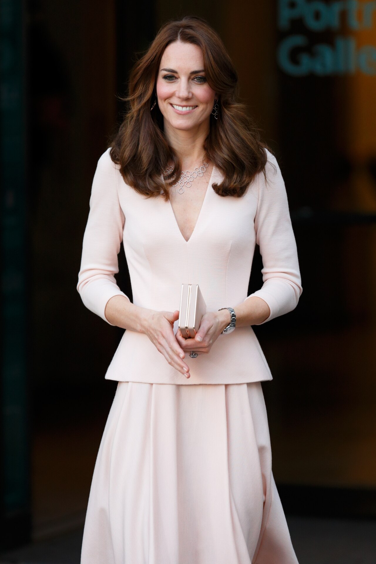 <h3>May 4, 2016</h3><p>Catherine, Princess of Wales visits the <span>&lsquo;</span><em>Vogue</em> 100: A Century of Style<span>&rsquo;</span> exhibition at the National Portrait Gallery in London, England.&nbsp;</p>