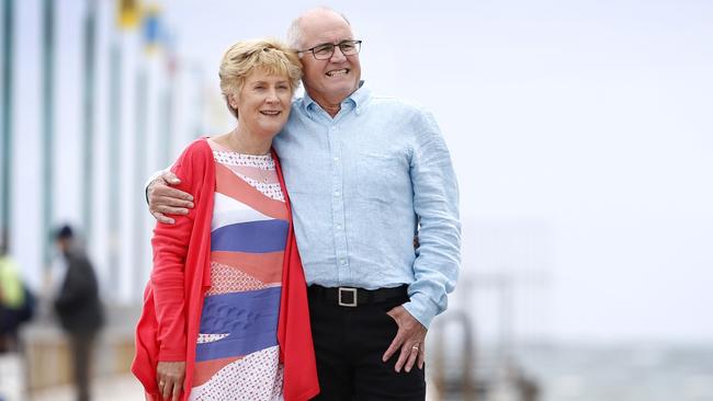 Alistair Blake and his wife, Melinda. Picture: David Caird