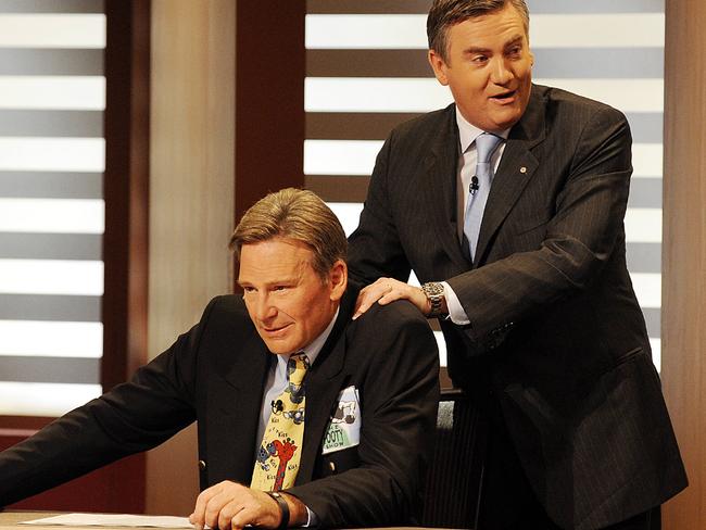 McGuire settles Sam Newman’s nerves ahead of The Footy Show’s 500th episode.