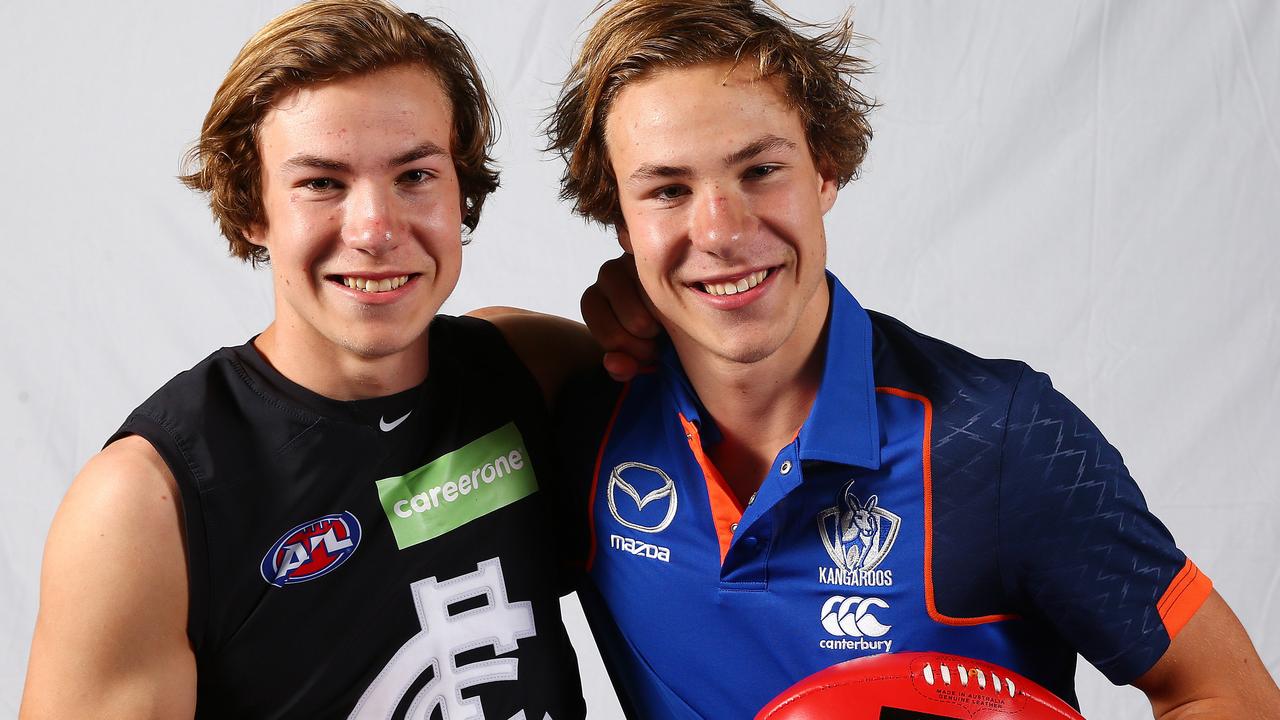Harry and Ben Mckay haven’t clashed at AFL level after being drafted in 2015. Picture: Sarah Reed