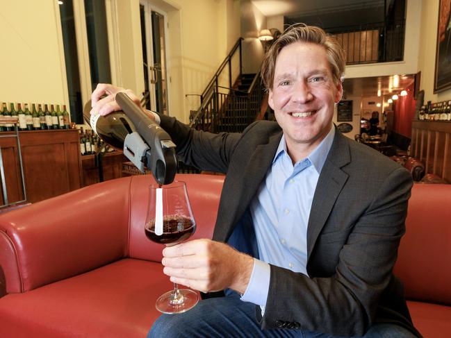 *** Embargoed  until 03-06-2023 for the Australian***MELBOURNE, AUSTRALIA - NewsWire Photos MAY 31st, 2023:  Greg Lambrecht, founder of Coravin Inc, a wine device that helps keep wine longer after the cork is opened., Picture: NCA NewsWire / David Geraghty