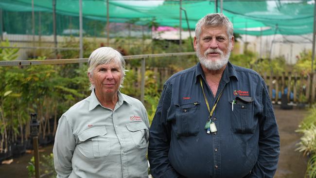 Ann and Dan Oram's nursery will make way for the new Rockhampton Ring Road. Photo Jann Houley.