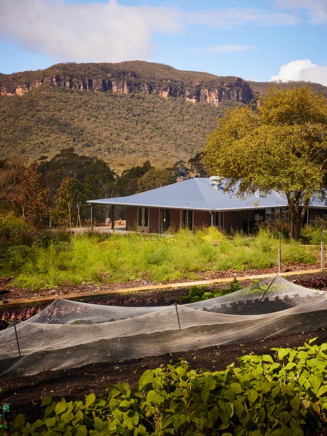 The restaurant and garden’s beautiful setting in Megalong Valley, NSW.