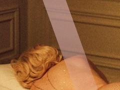 Naked Madonna recreates star’s ‘death bed’