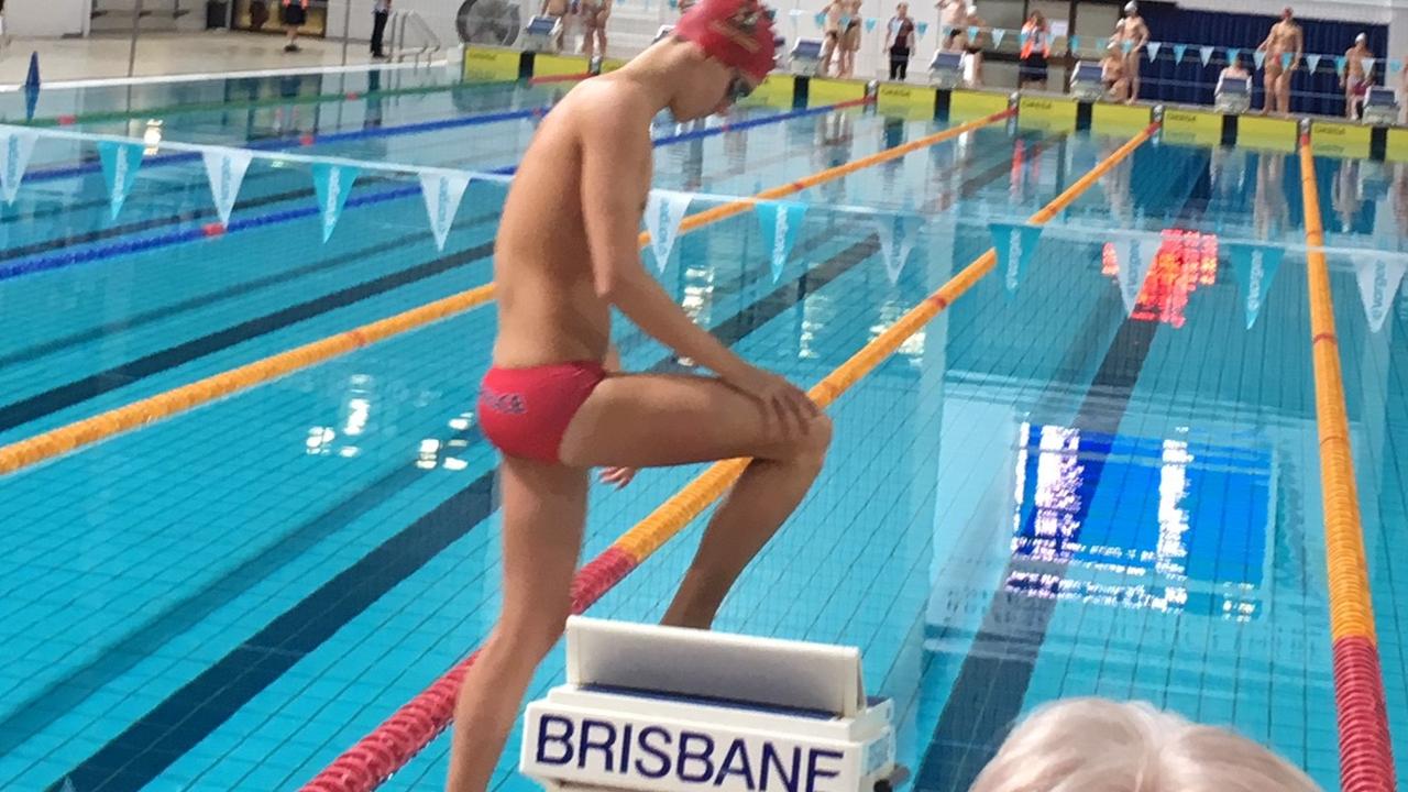 Gregory Terrace swimmer Tom Neill