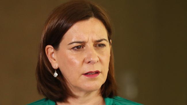 Opposition Leader Deb Frecklington labelled the protesters “ratbags”. Picture: Liam Kidston