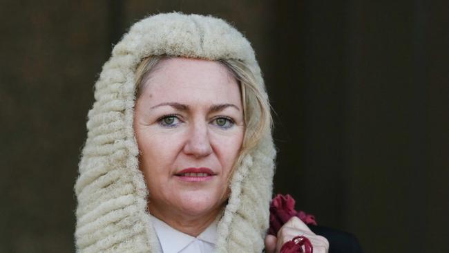 Crown prosecutor Margaret Cunneen outside the NSW Supreme court. Picture: Craig Greenhill