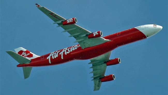 Painting the sky red with AirAsia. Picture: Flickr user Deanster1983