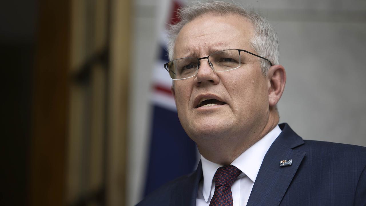 Prime Minister Scott Morrison claimed Britain is not ‘batch testing’ the COVID-19 vaccine. Picture: NCA NewsWire/Gary Ramage