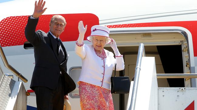 Queen Elizabeth II was 85 and Prince Philip was 90 when they visited Australia in 2011 - for 10 days. Picture: Lincoln Baker-Pool/Getty Images