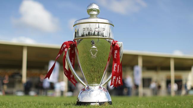 The FFA Cup trophy.
