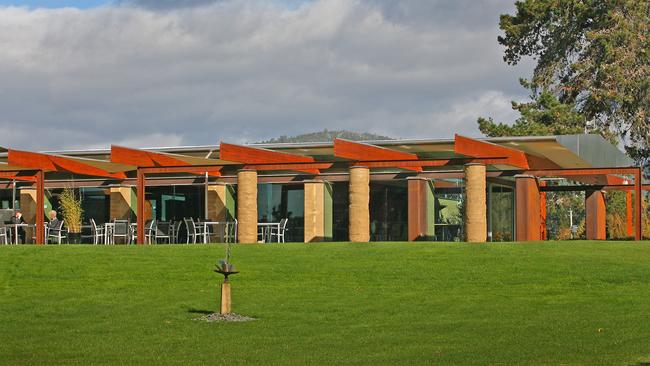 Home Hill’s stunning rammed-earth restaurant and winery.