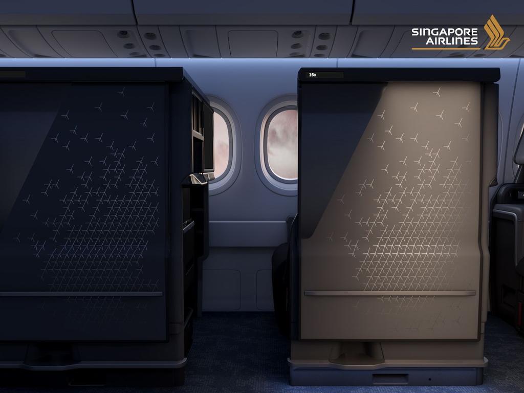 And the airline;s fancy, new business class.