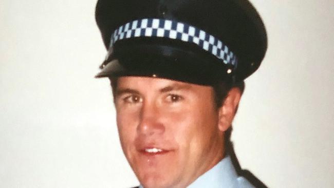 WEEKEND TELEGRAPHS -  12/10/22  MUST CHECK WITH PIC EDITOR JEFF DARMANIN BEFORE USING -Ex police officer Ben Smith pictured in an undated copy photo when he joined the NSW police. Picture: Sam Ruttyn