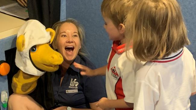 Healthy Harold's visit to Ulmarra Public School.