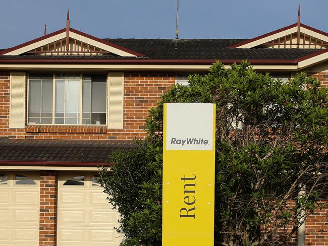 SYDNEY, AUSTRALIA - Newswire Photos MARCH 01 2023: A general view of a house for Lease in Sydneys North West as interest rates continue to rise. Picture: NCA Newswire/ Gaye Gerard