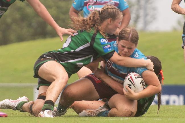 Mackay Cutters vs Townsville Blackhawks Harvey Norman U17's Saturday 22 February 2025 Picture:Michaela Harlow
