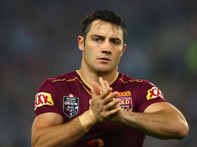 SYDNEY, AUSTRALIA - JUNE 01: Cooper Cronk of the Maroons looks on before game one of the State Of Origin series between the New South Wales Blues and the Queensland Maroons at ANZ Stadium on June 1, 2016 in Sydney, Australia. (Photo by Mark Kolbe/Getty Images)