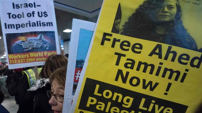Protesters around the world are calling for the release of Ahed Tamimi.