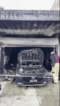 Lalor barber shop destroyed by fire