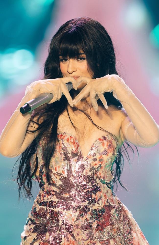 Singer Camila Cabello was also one of the other musical performances. Picture: Tiziano da Silva/Bestimage / BACKGRID