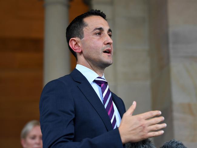 Queensland Opposition Leader David Crisafulli has called for clear messaging around public health. Picture: NCA NewsWire / Dan Peled