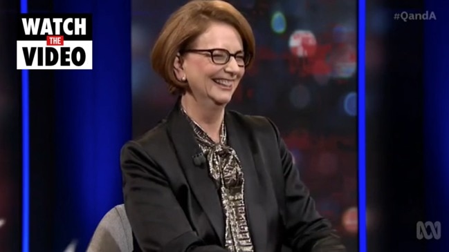 Julia Gillard: Former Prime Minster’s cheeky dig at Tony Abbott (Q&A)