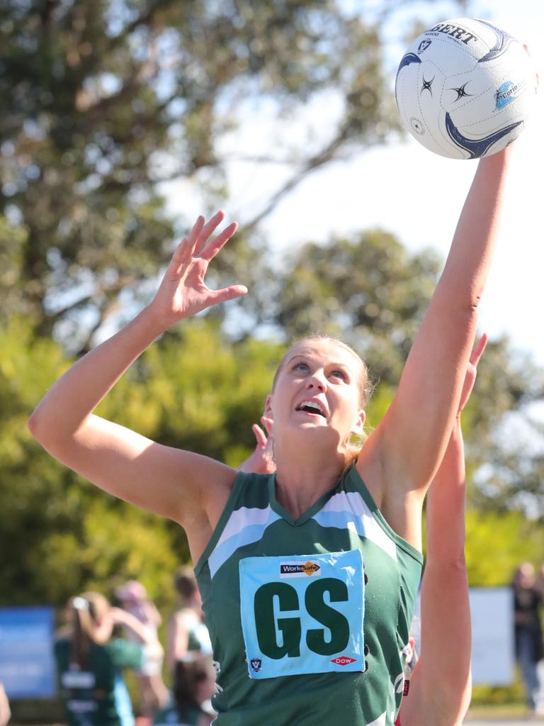 Geelong Amateur’s Ruby Watson has led A Grade scoring by 283 goals. Picture: Mark Wilson