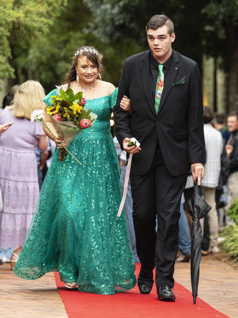 Mia Van Der Merwe and Zander Botha at Fairholme College formal, Wednesday, March 29, 2023. Picture: Kevin Farmer