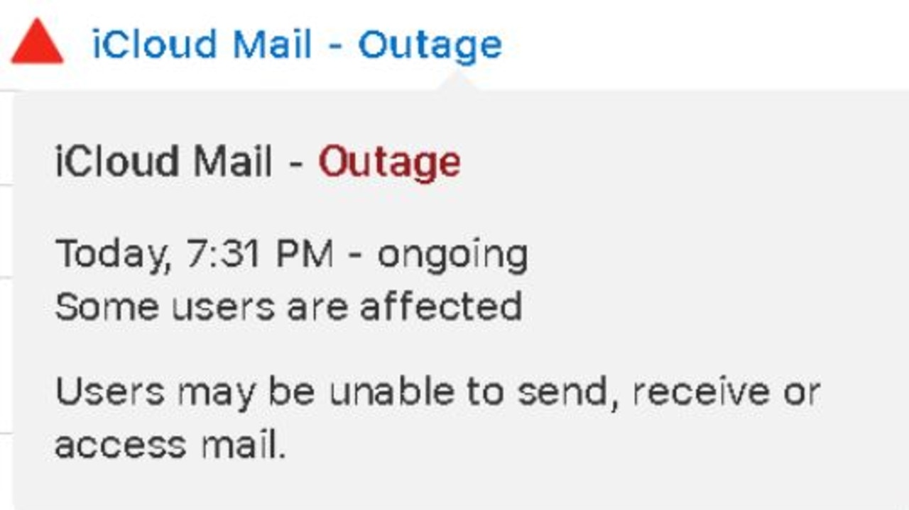 Many users were fuming from the outage on Wednesday morning AEDT.