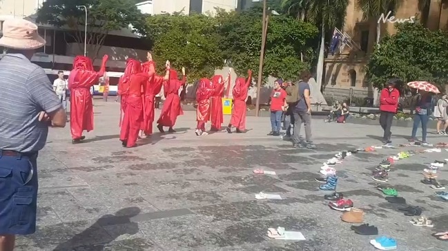 Extinction Rebellion's bizarre Handmaid's Tale protest