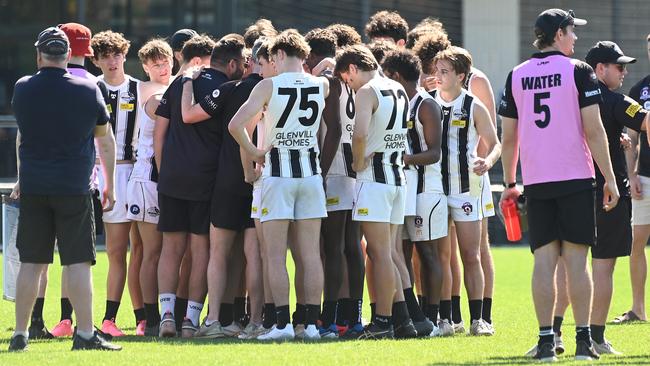 Morningside Vs Sherwood playing in the colts AFL semi final. Saturday September 7, 2024. Picture, John Gass